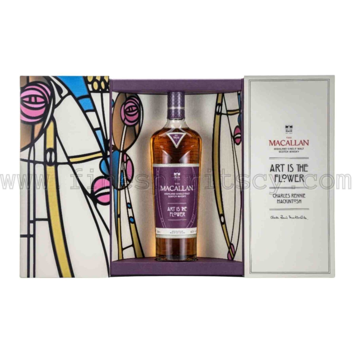 Macallan Art Is The Flower 700ml 70cl 0.7L The Macallan x Charles Rennie Mackintosh