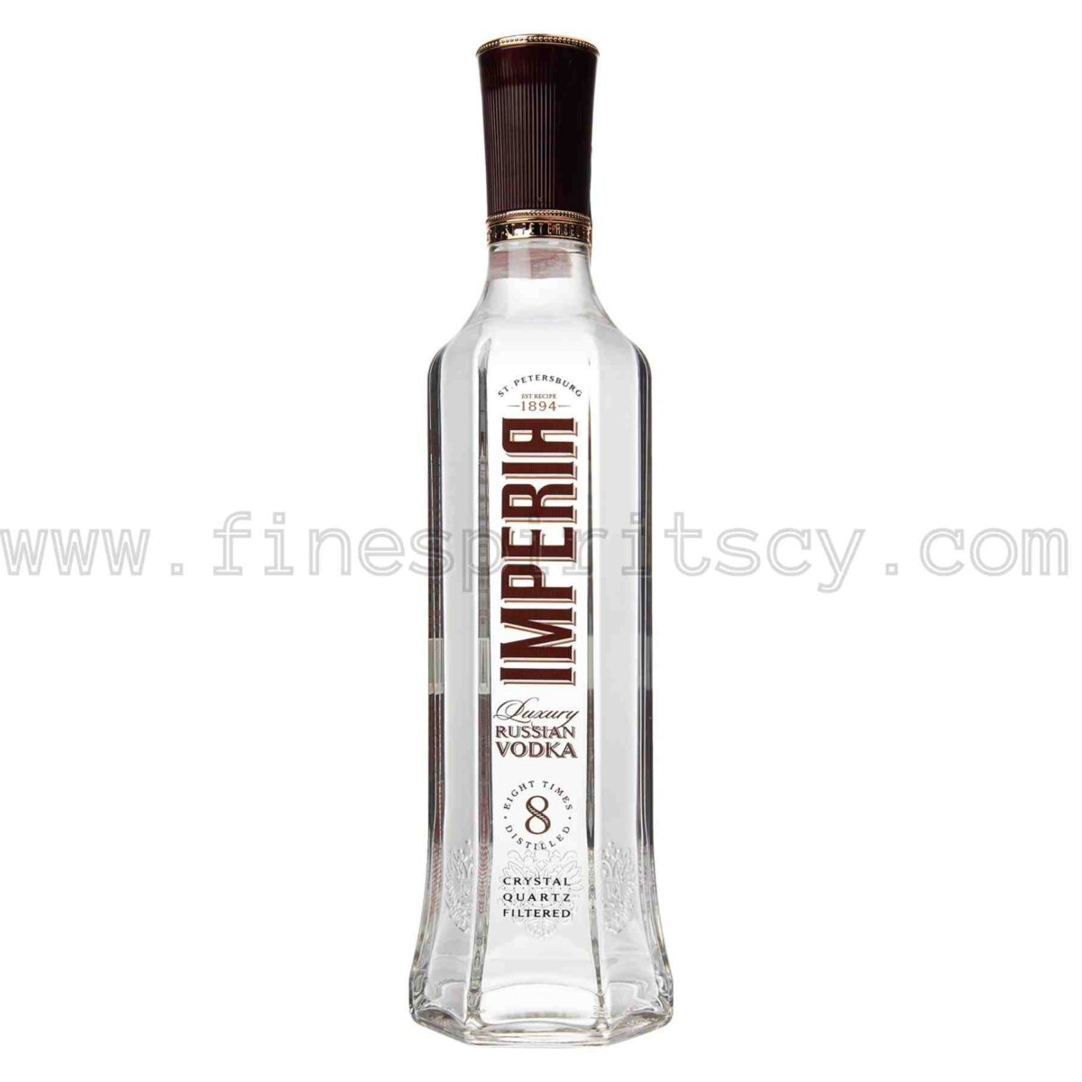 Russian Standard Imperia Vodka 1000ml 100cl 1l liter litre 8 times distilled luxury