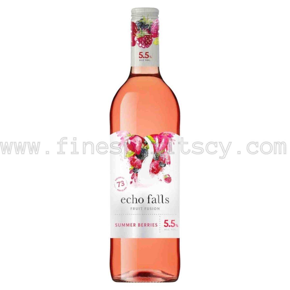 Echo Falls Fruit Fusion Summer Berries 5.5% ABV 11 proof 750ml 75cl 0.75L