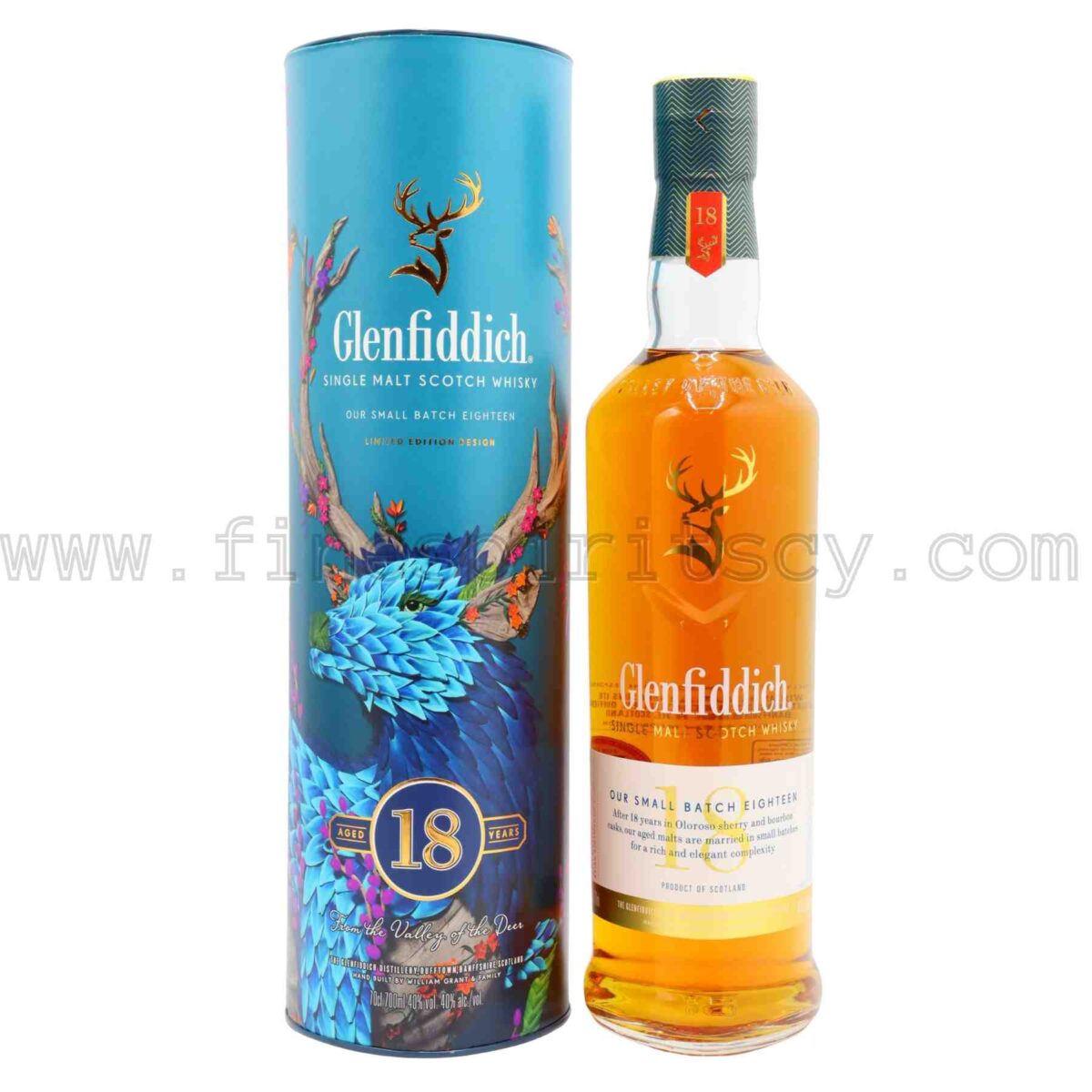 The Glenfiddich 18 Year Old Chinese Lunar New Year 2024 Raku Inoue 700ml 70cl 0.7L