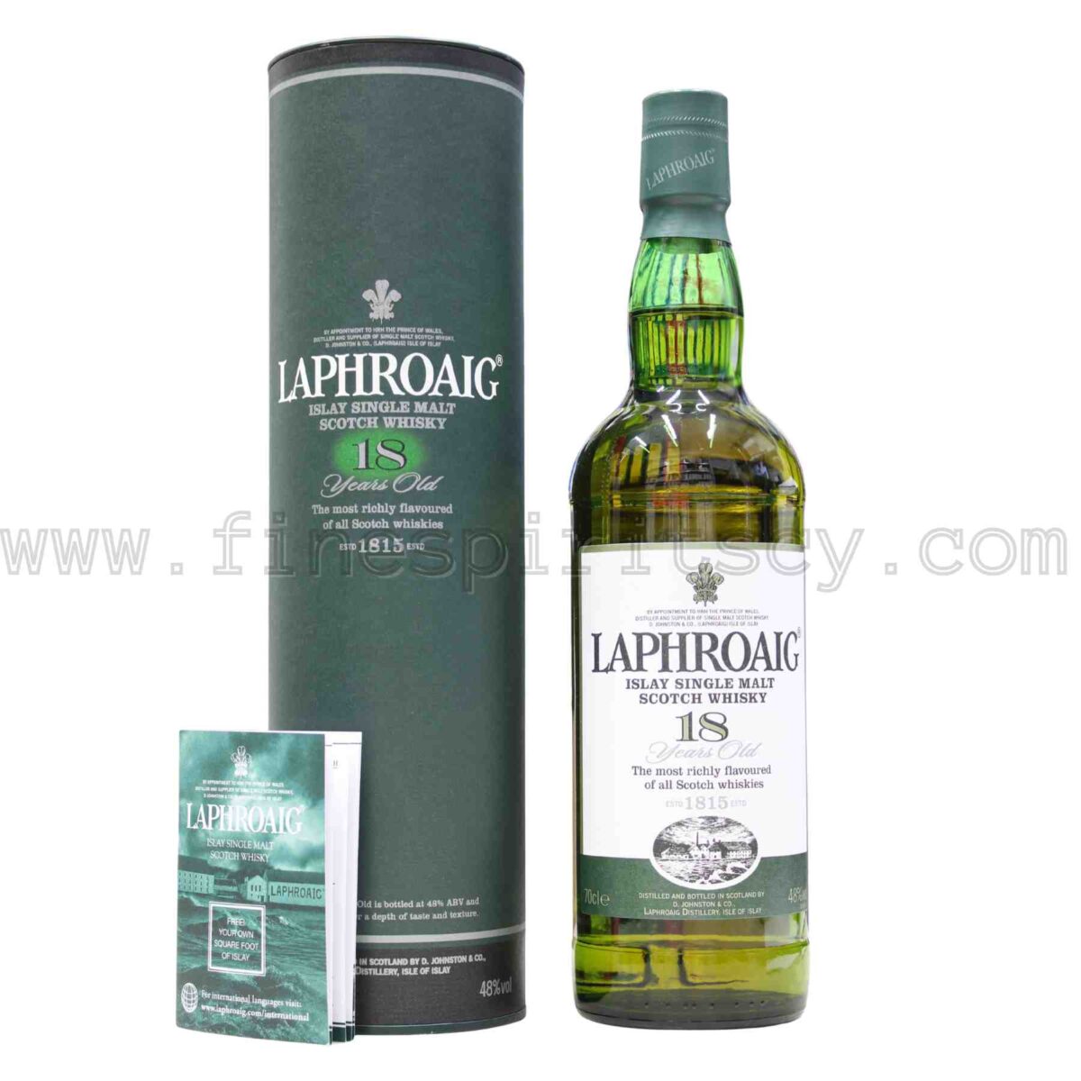 Laphroaig 18 Year Old - Old Bottling Discontinued Limited Edition 700ml 70cl 0.7L