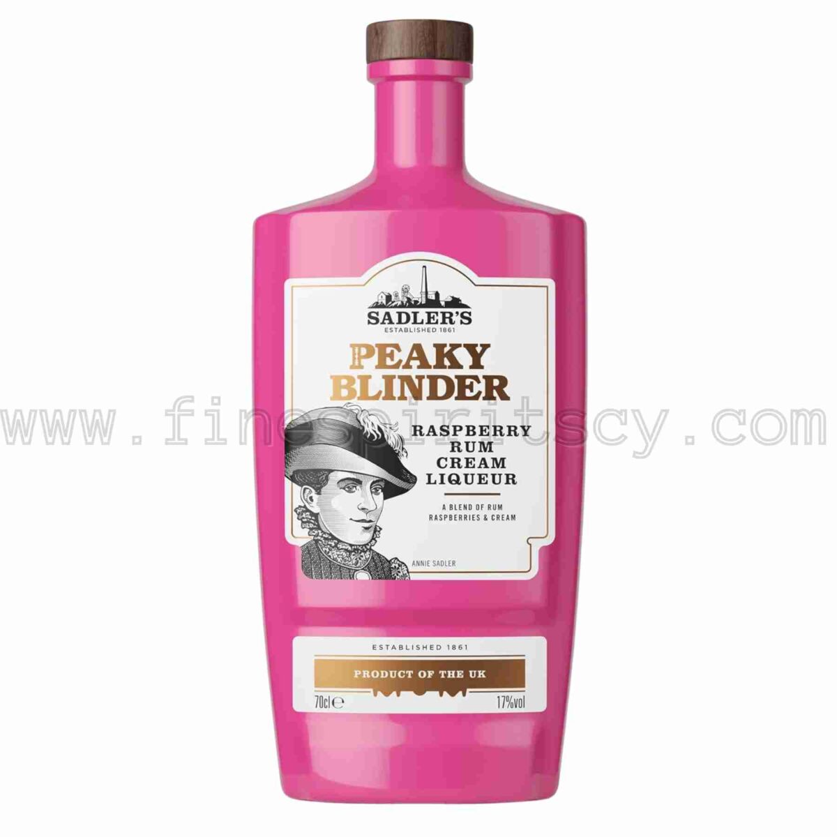 Peaky Blinder Raspberry Rum Cream Liqueur 700ml 70cl 0.7L Sadler's Halewood