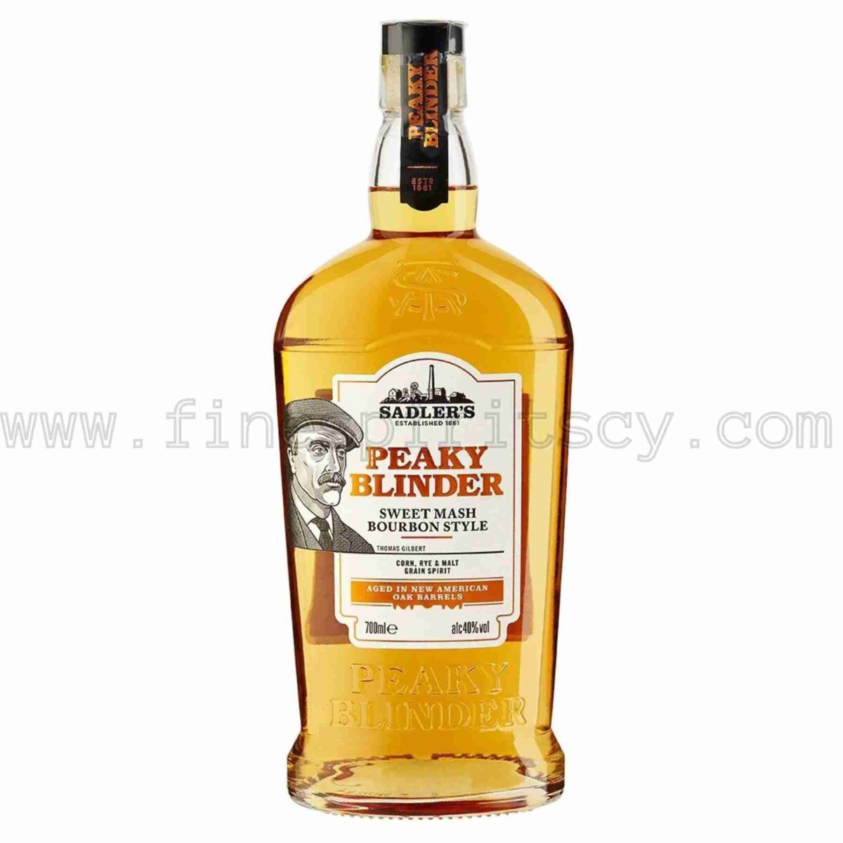 Peaky Blinder Sweet Mash Bourbon Style 700ml 70cl 0.7L Sadler's Halewood