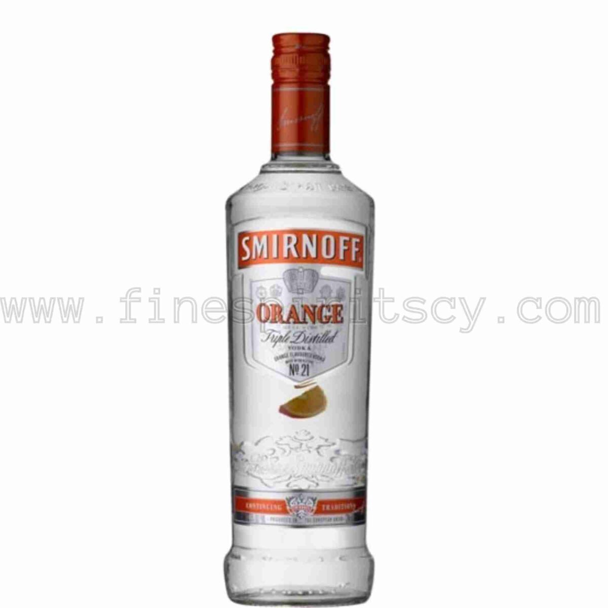 Smirnoff Orange Infused triple Distilled Vodka 1000ml 100cl 1l liter litre