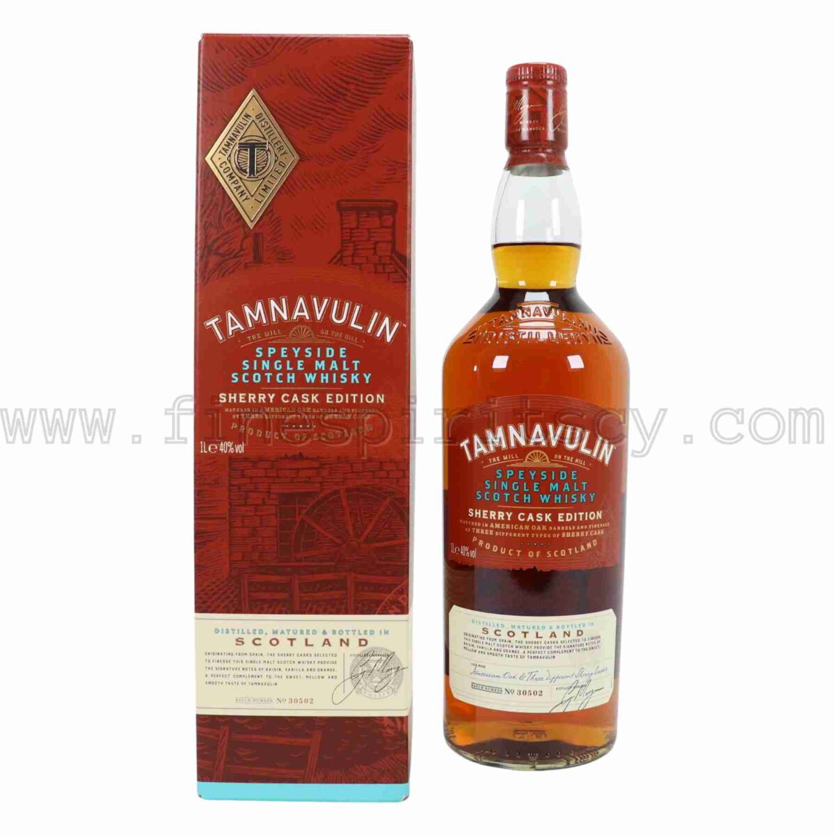 Tamnavulin Sherry Cask Edition 1000ml 100cl 1l liter litre