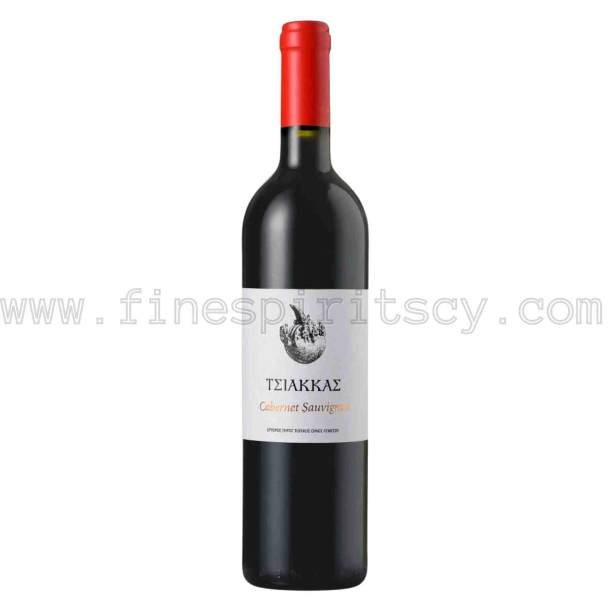 Tsiakkas Cabernet Sauvignon Red Wine Cyprus 750ml 75cl 0.75L