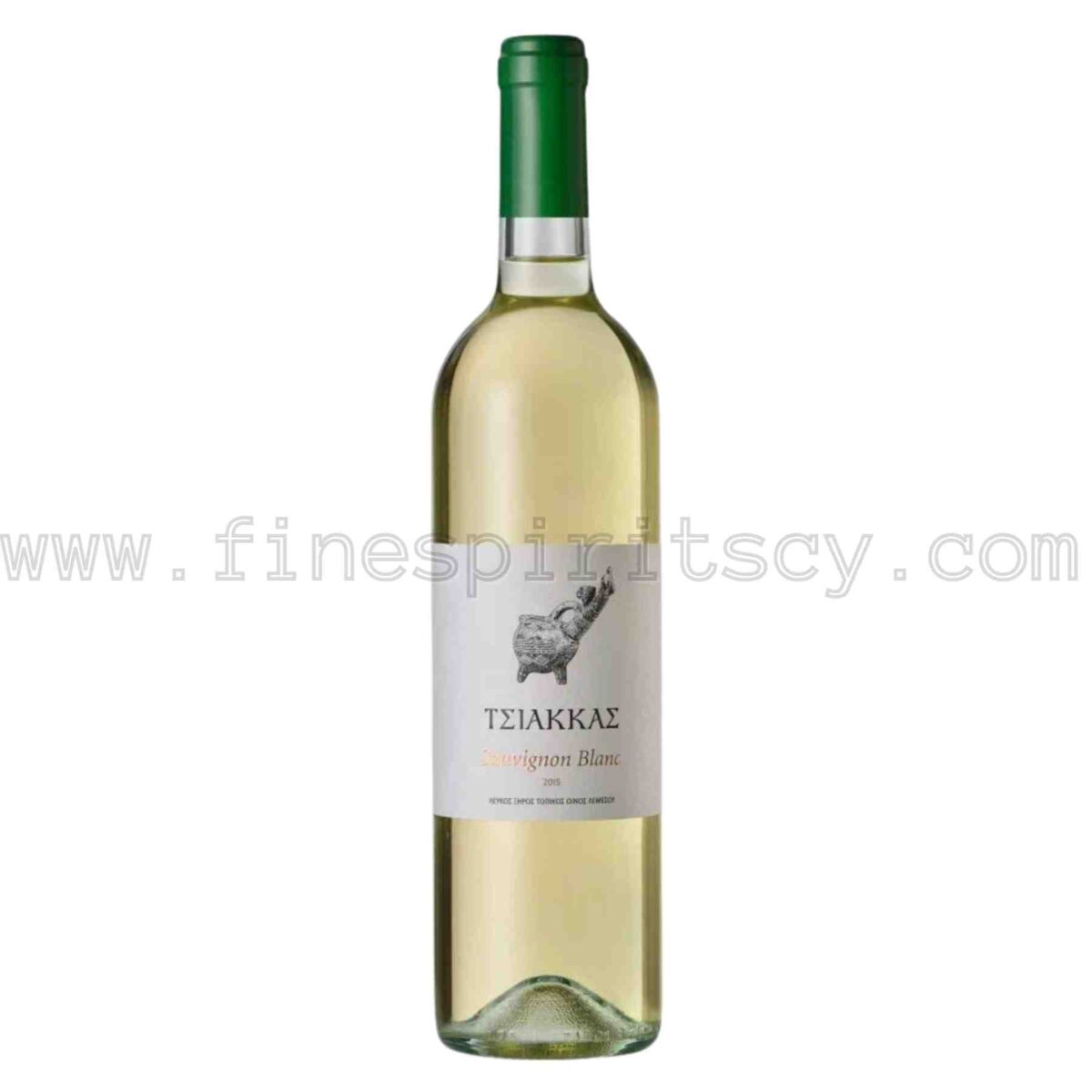 Tsiakkas Sauvignon Blanc White Wine Cyprus 750ml 75cl 0.75L