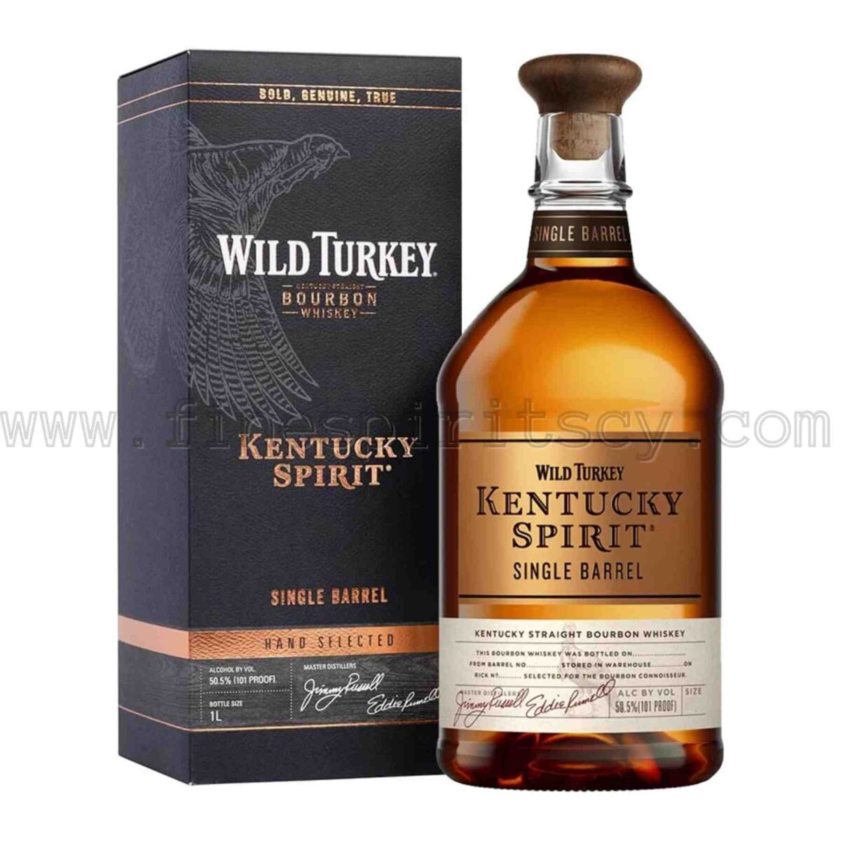 Wild Turkey Kentucky Spirit 1000ml 100cl 1l liter litre Single Barrel 101 proof 50.5%