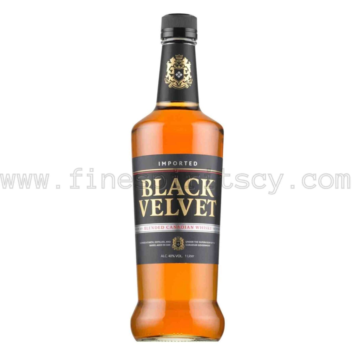 Black Velvet Imported Blended Canadian Whisky 1000ml 100cl 1l liter litre