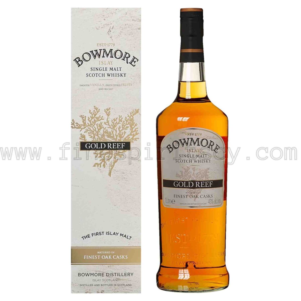Bowmore Gold Reef Travel Retail Exclusive limited edition discontinued 1000ml 100cl 1l liter litre