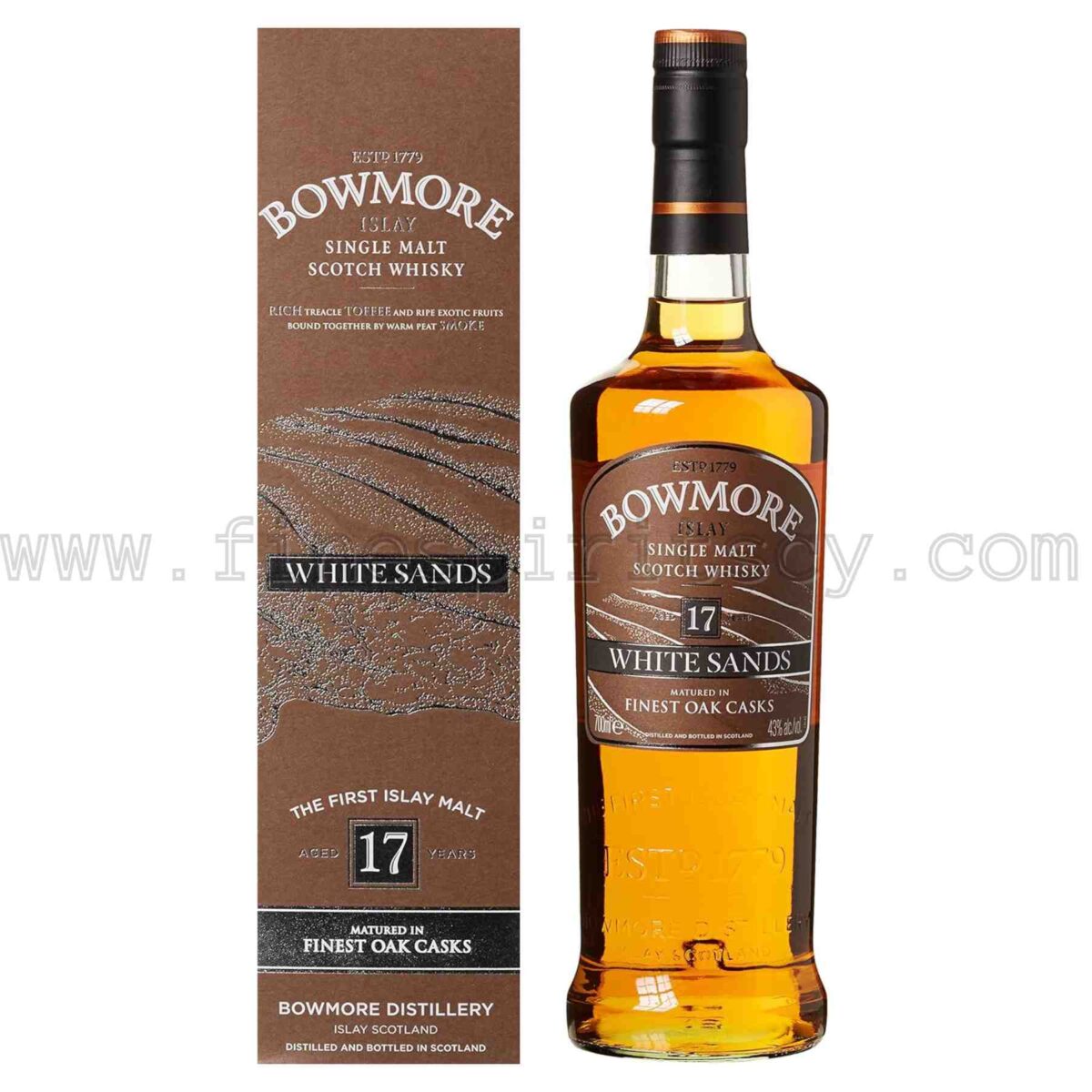 Bowmore White Sands 17 Year Old Travel Retail Exclusive limited edition discontinued 700ml 70cl 0.7L