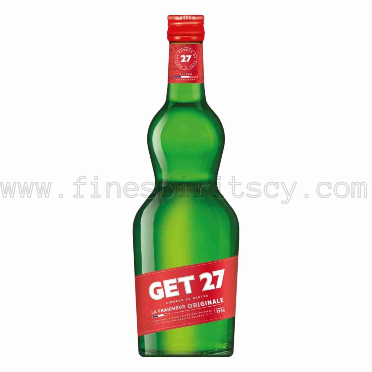 Get 27 French Mint Liqueur 1000ml 100cl 1l liter litre