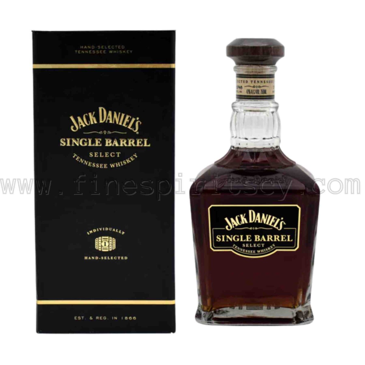 Jack Daniels Single Barrel Select 45% 90 Proof 700ml 70cl 0.7L plastic gift box 2012 bottled