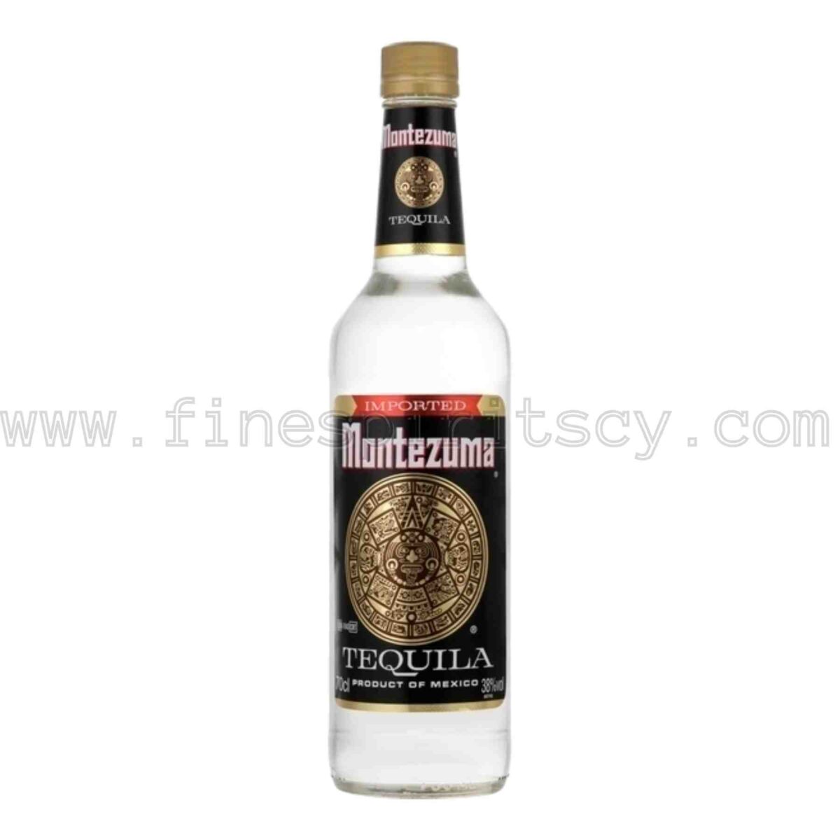 Montezuma Aztec Silver Blanco White Tequila Mexican Mexico Sazerac Company 1000ml 100cl 1l liter litre