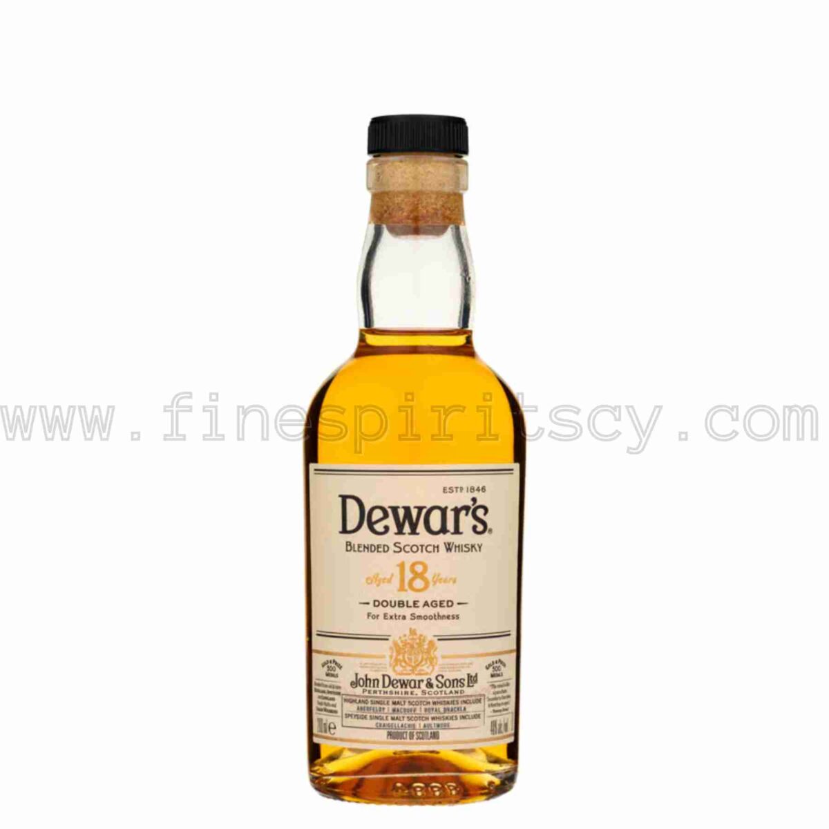 Dewars 18 Year Old The Vintage 200ml 20cl 0.2l quarter size