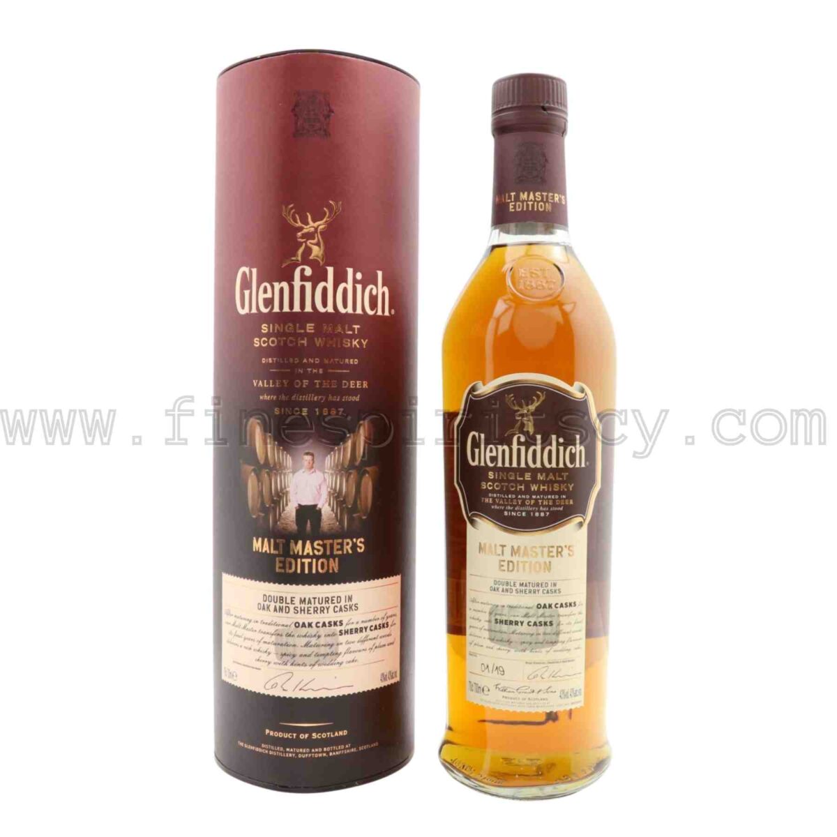 Glenfiddich Malt Masters Edition Brian Kinsman sherry cask oak 700ml 70cl 0.7L 01/2019