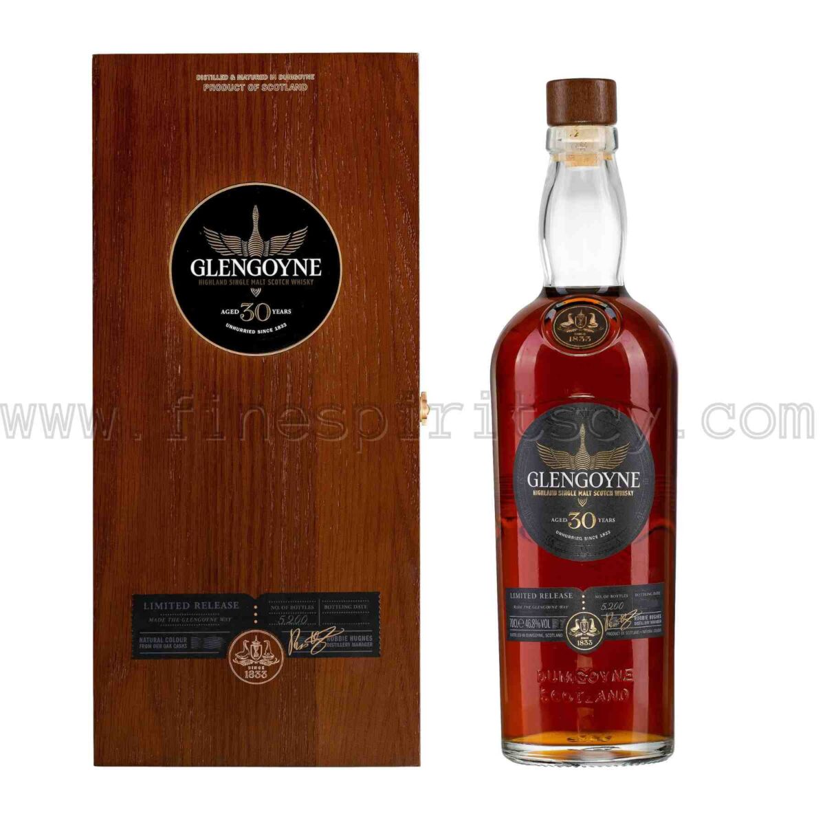 Glengoyne 30 Year Old Sherry Oak Cask Wooden Box Travel Retail Exclusive 700ml 70cl 0.7L