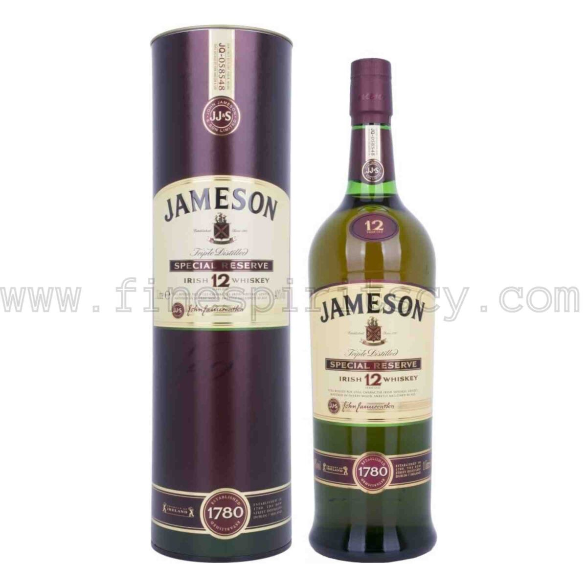 Jameson 12 Year Old Special Reserve 1000ml 100cl 1l liter litre sherry wood matured
