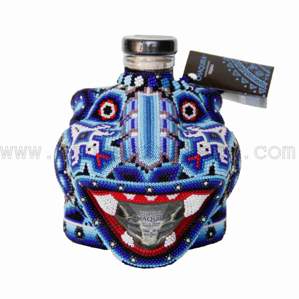 Chaquira Blanco Blue Tequila Reserva de El Jaguar 700ml 70cl 0.7L Casa Maestri