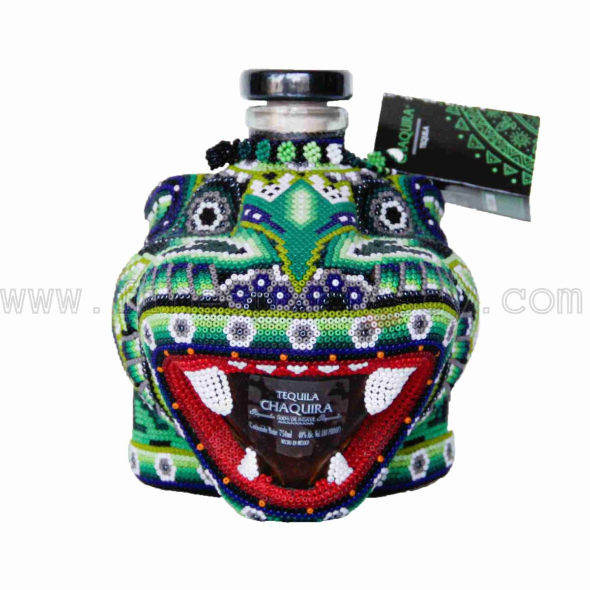 Chaquira Reposado Green Tequila Reserva de El Jaguar 700ml 70cl 0.7L Casa Maestri