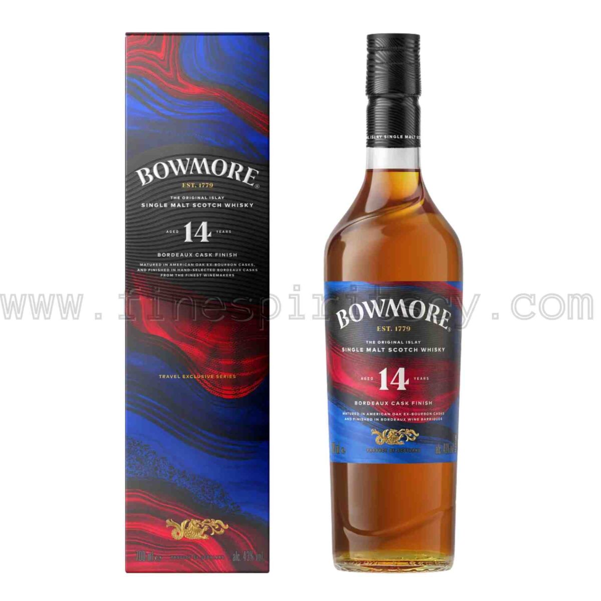 Bowmore 14 Year Old Bordeaux Wine Cask Finish 700ml 70cl 0.7L