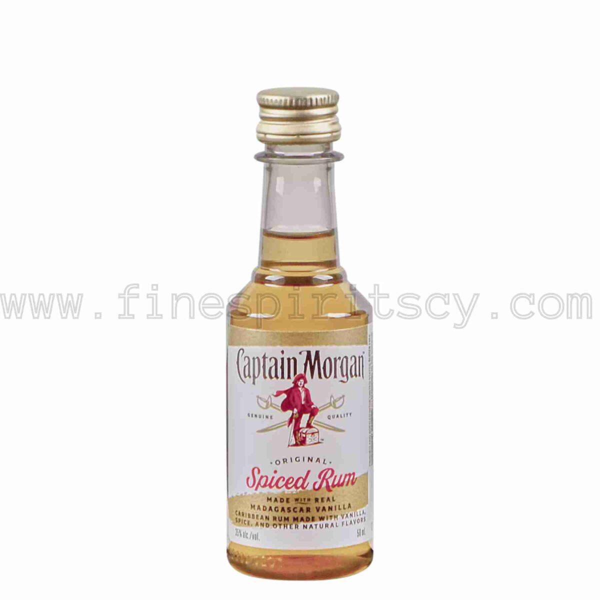 Captain Morgan Original Spiced Gold Spirit Drink 50ml 5cl 0.05L mini miniature