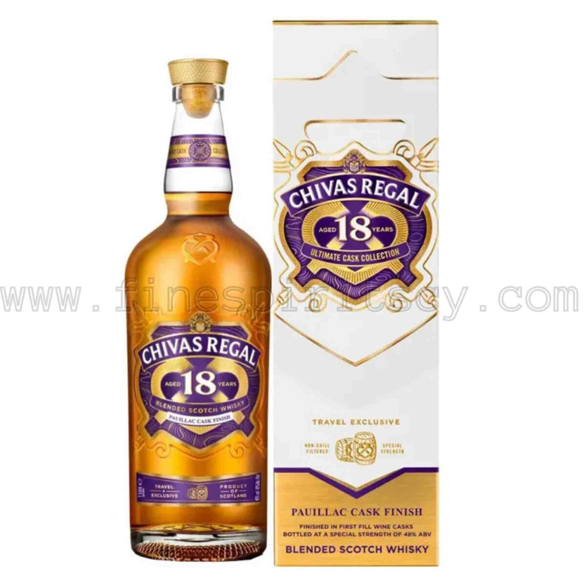 Chivas Regal 18 Year Old Ultimate Cask Collection First Fill Pauillac Wine first release 1000ml 100cl 1l liter litre