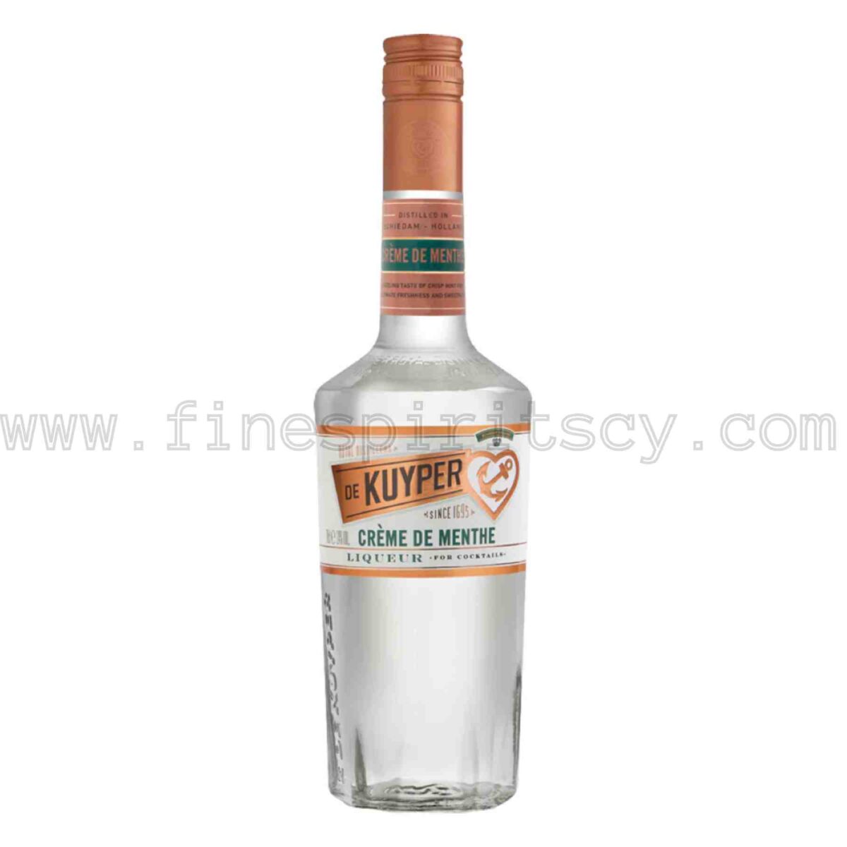 De Kuyper Creme De Menthe White Liqueur For Cocktails Clear 700ml 70cl 0.7L