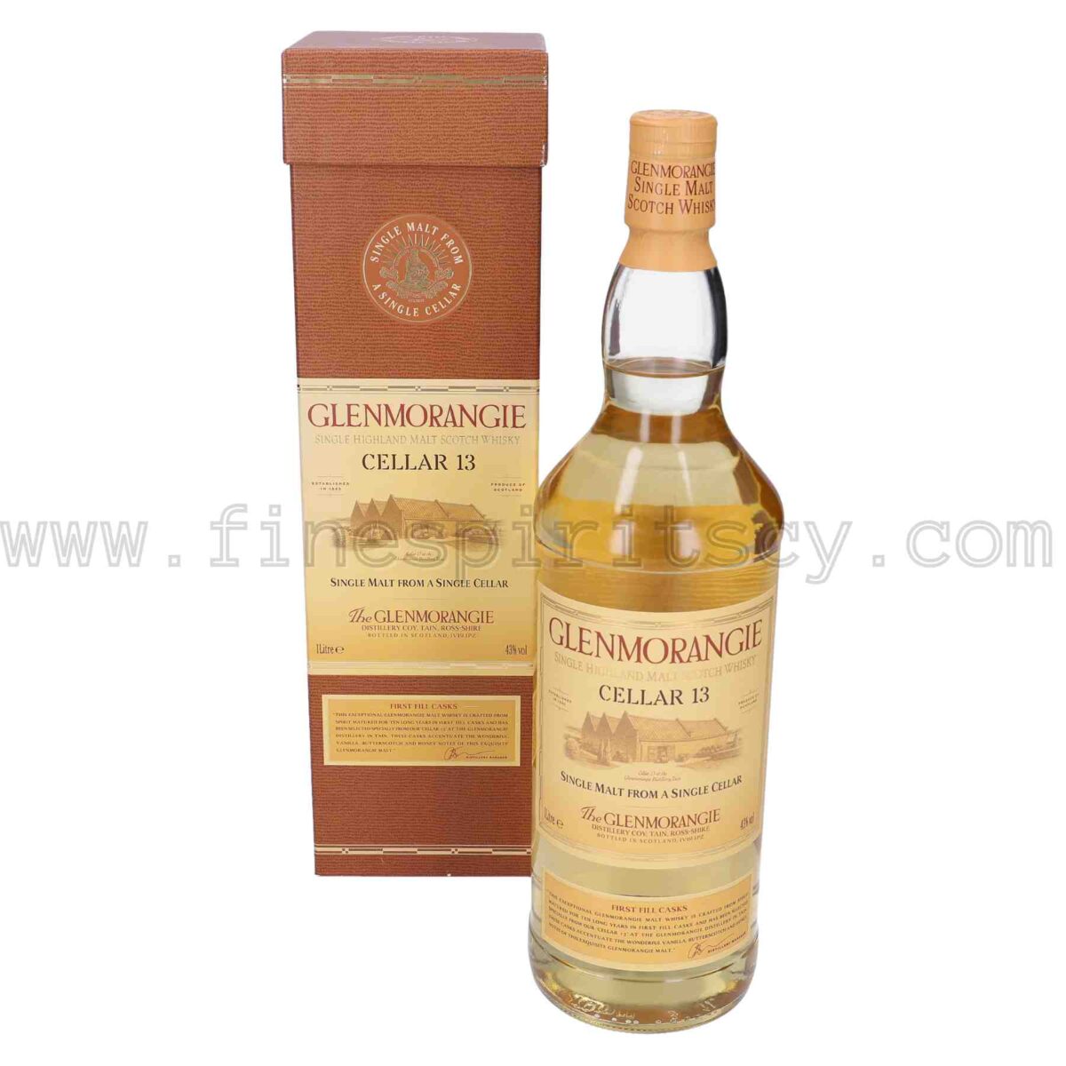 Glenmorangie Cellar 13 Ten 10 Year Old Whisky 1000ml 100cl 1l liter litre