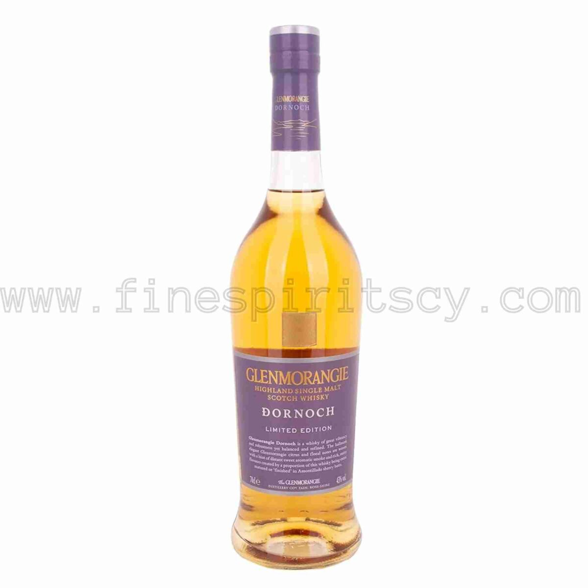 Glenmorangie Dornoch Limited Edition bottle only no box 700ml 70cl 0.7L