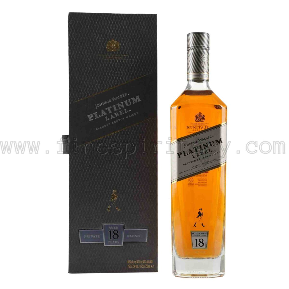 Johnnie Walker Platinum Label 18 Year Old 700ml 0.7L 70cl discontinued 750ml 75cl 0.75L