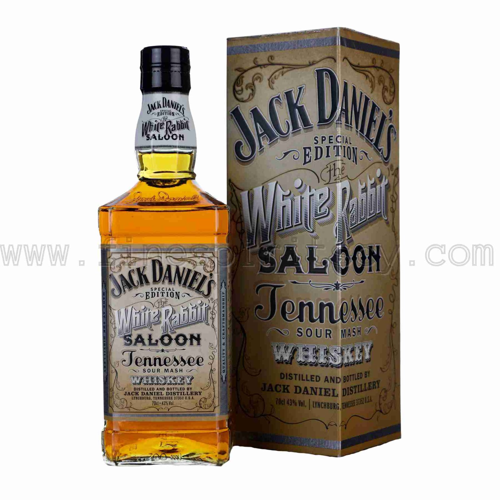 Jack Daniels White Rabbit Special Edition FSCY Jack Daniels White Rabbit Saloon 700ml 70cl 0.7L special edition