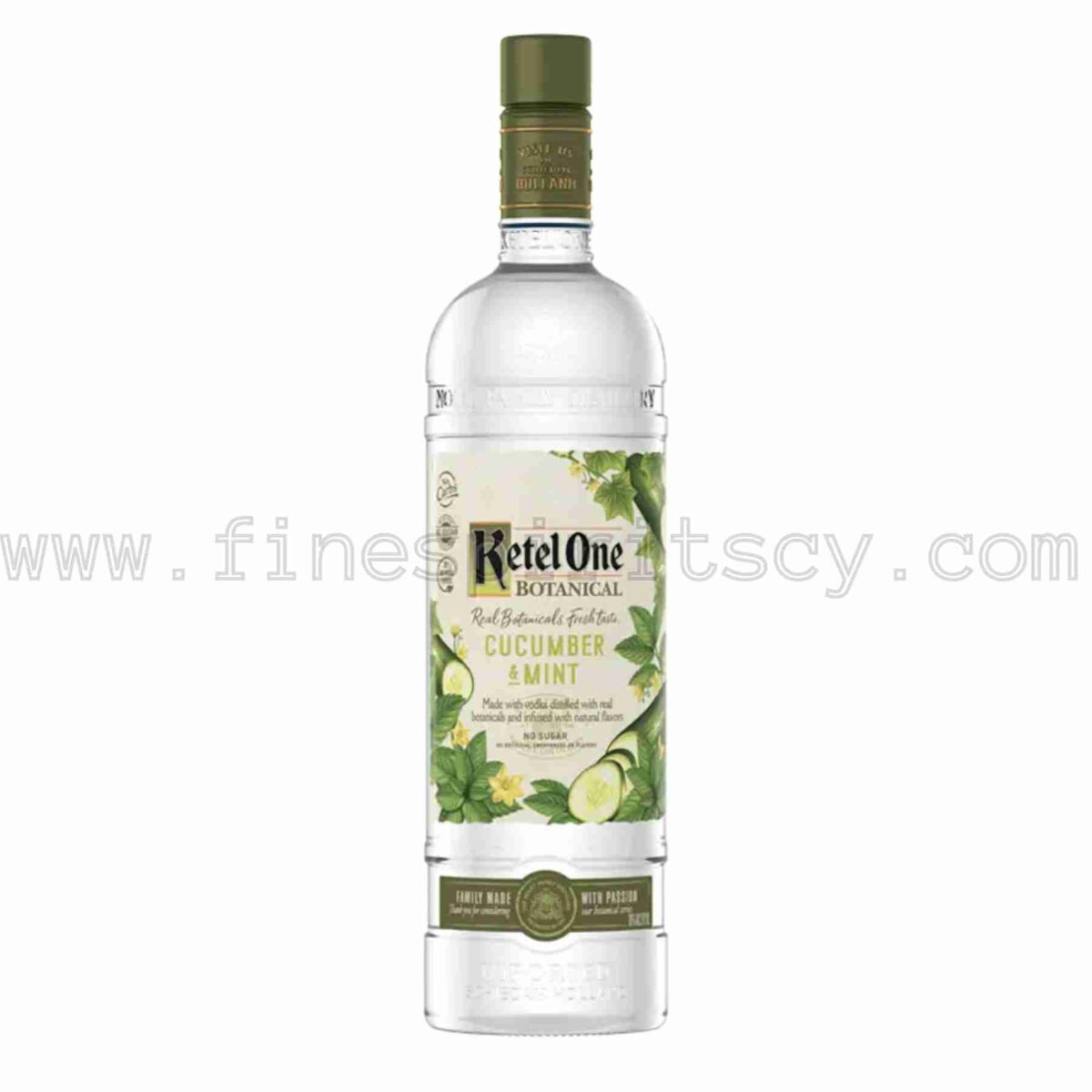 Ketel One Botanical Cucumber & Mint Spirit Drink Vodka 1000ml 100cl 1l liter litre