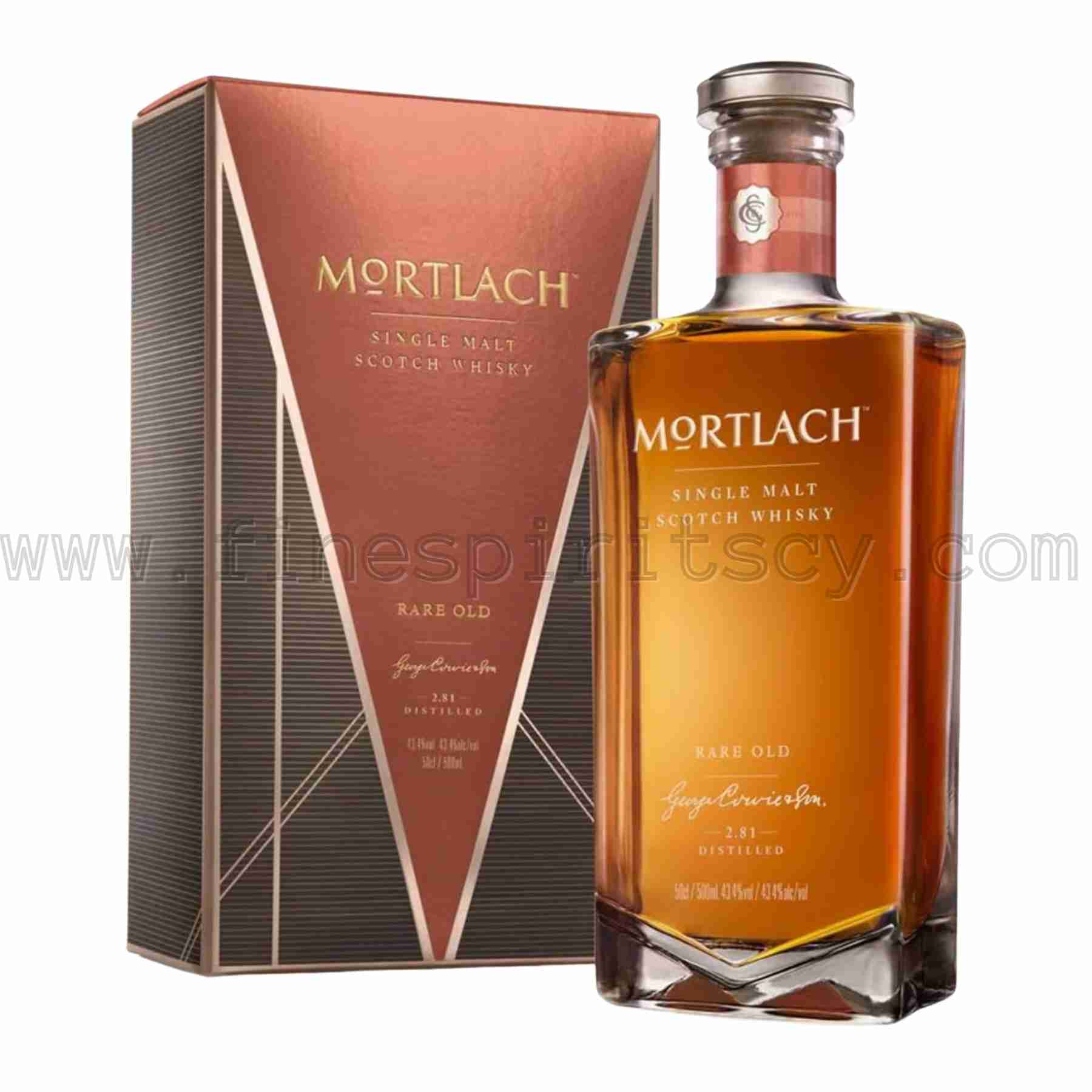Mortlach Rare Old FSCY Mortlach Rare Old 2.81 Distilled 500ml 50cl 0.5L half liter litre 43.4%
