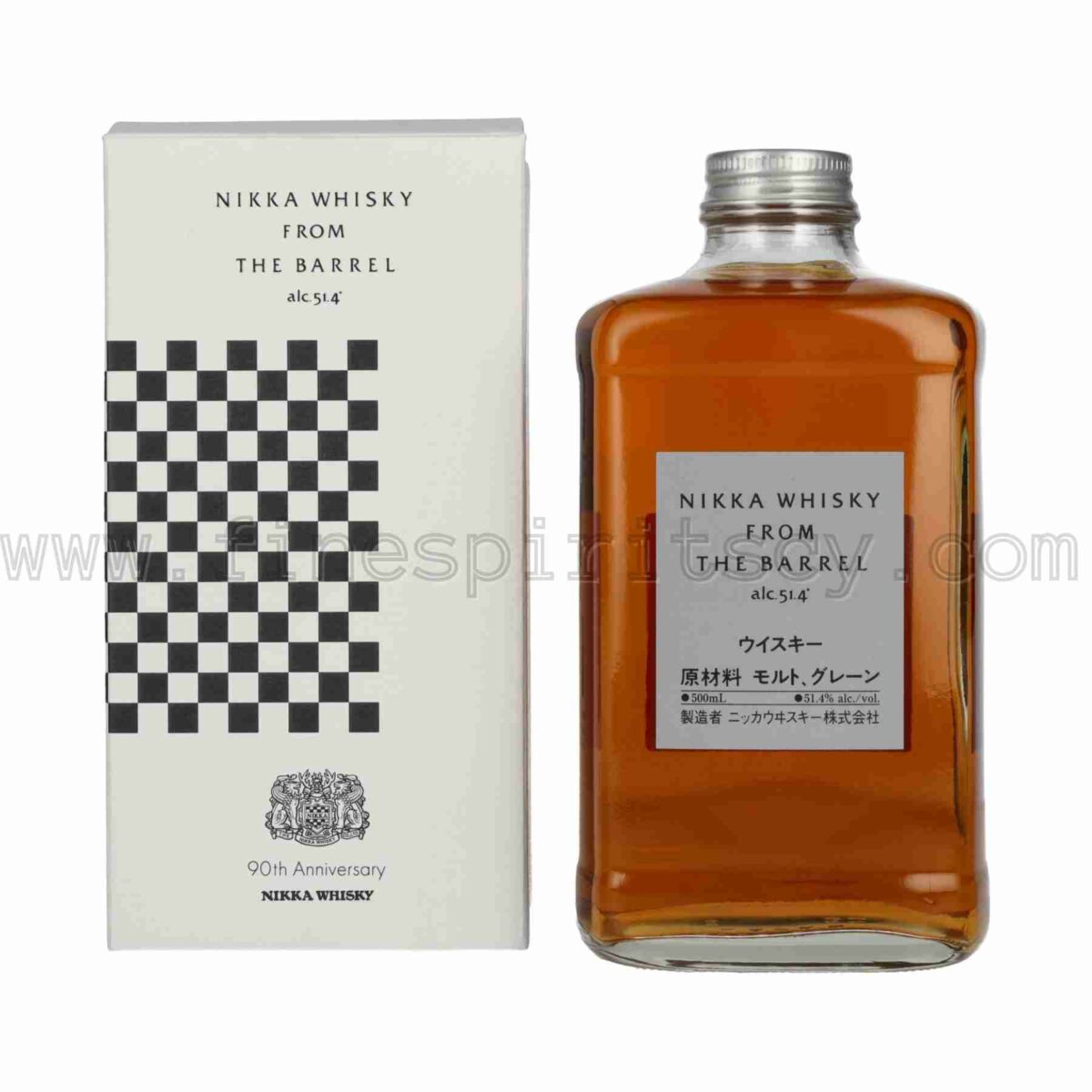 Nikka From The Barrel 90th Anniversary Edition 51.4% ABV 102.8 Proof 500ml 50cl 0.5L