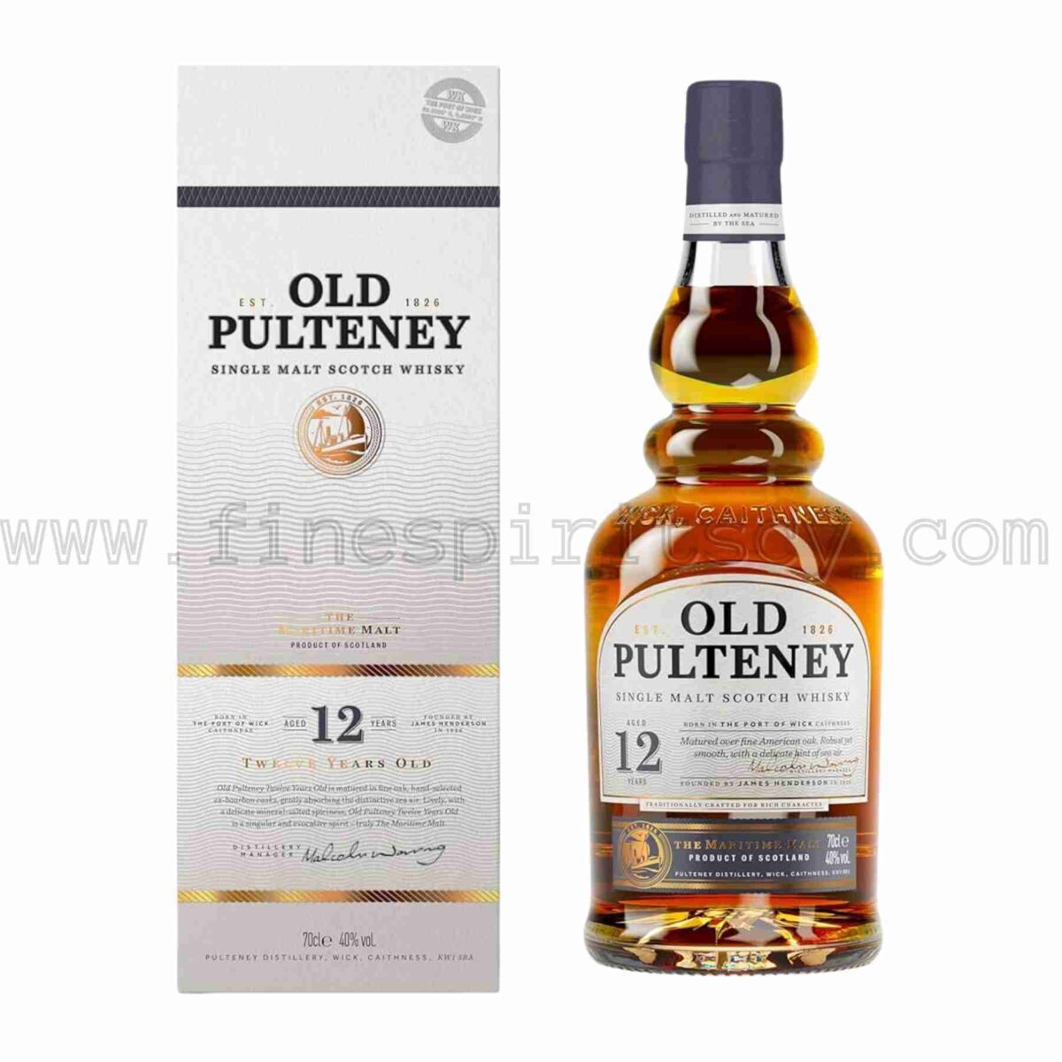 Old Pulteney 12 Year Old 700ml 70cl 0.7L