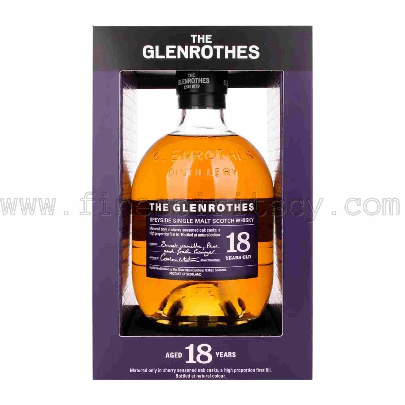 Glenrothes 18Y FSCY Glenrothes 18 Year Old Soleo Collection 700ml 70cl 0.7L