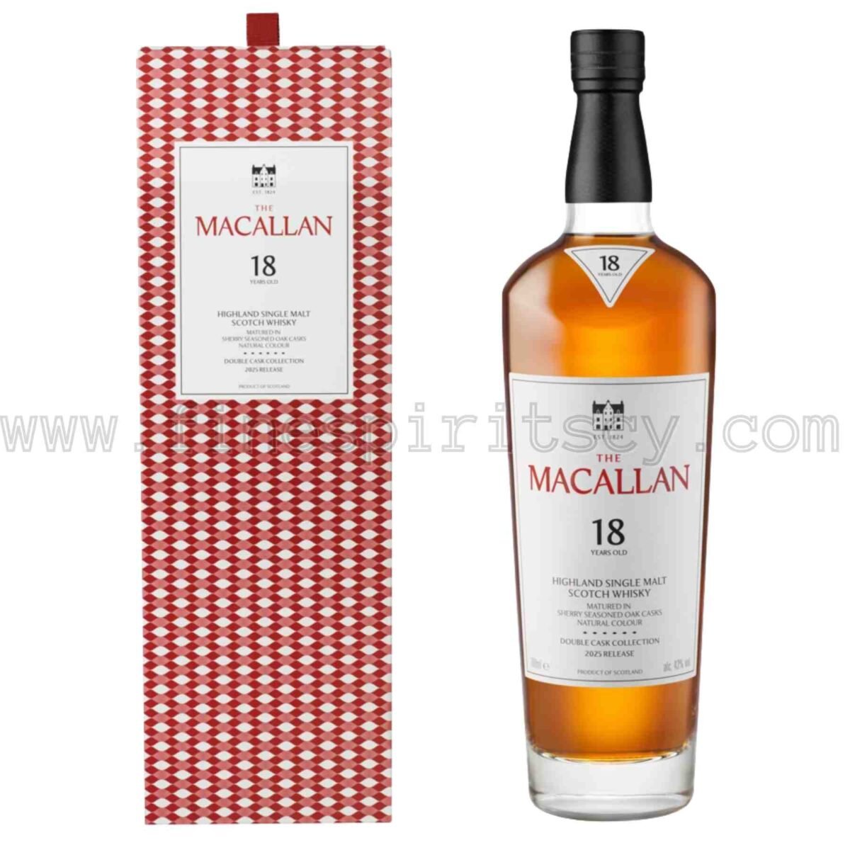 The Macallan 18 Year Old Double Cask 2025 Limited Year Release 700ml 70cl 0.7L