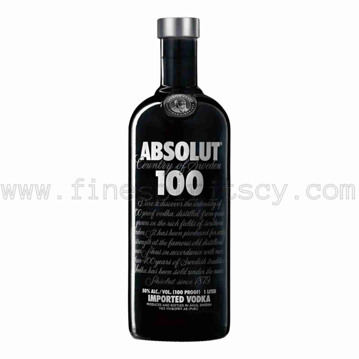 Absolut 100 Proof 2017 50% Alcohol Limited Edition 1000ml 100cl 1L litre liter