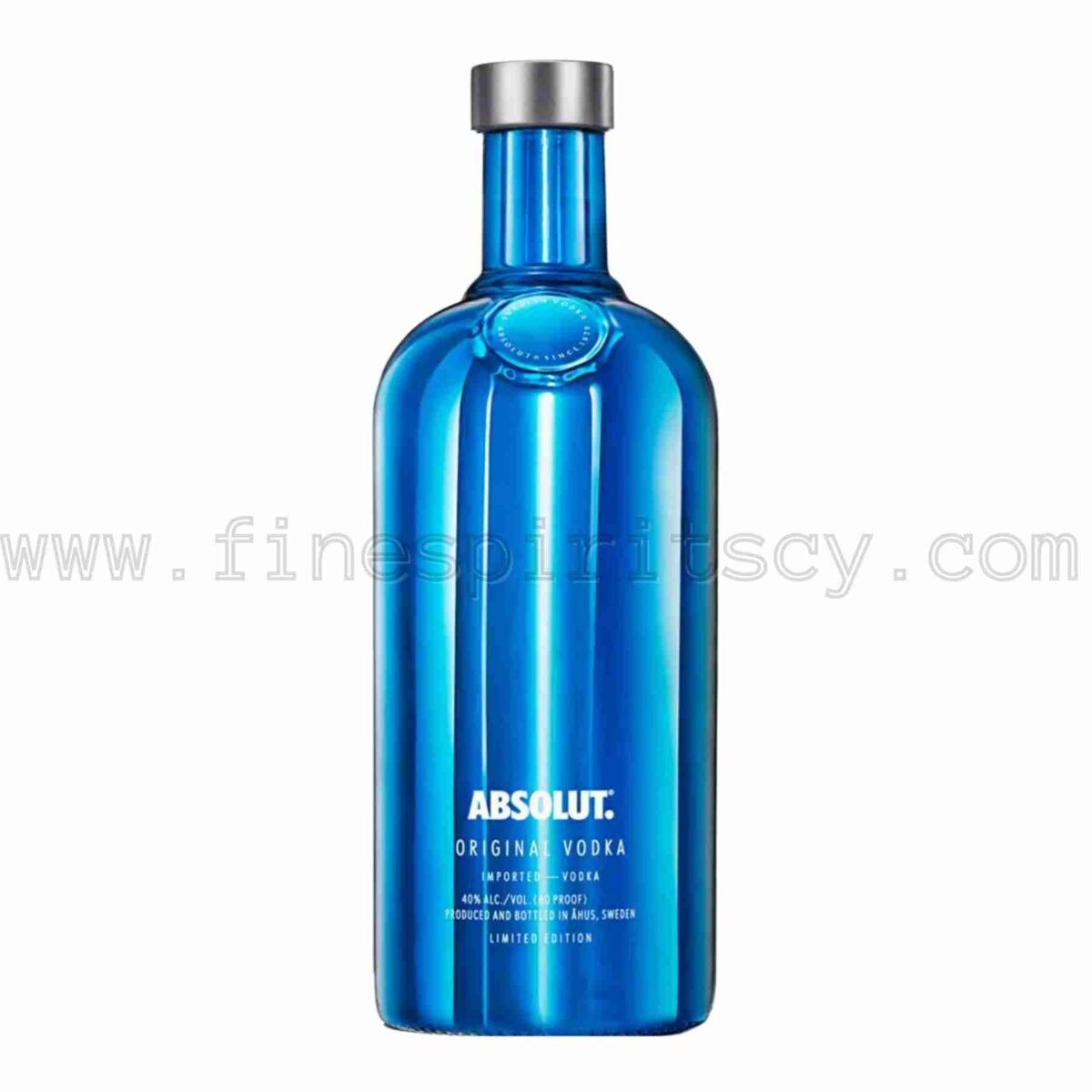 Absolut Electrik Blue Limited Edition Vodka 2015 1000ml 100cl 1l liter litre Electric Elektrik