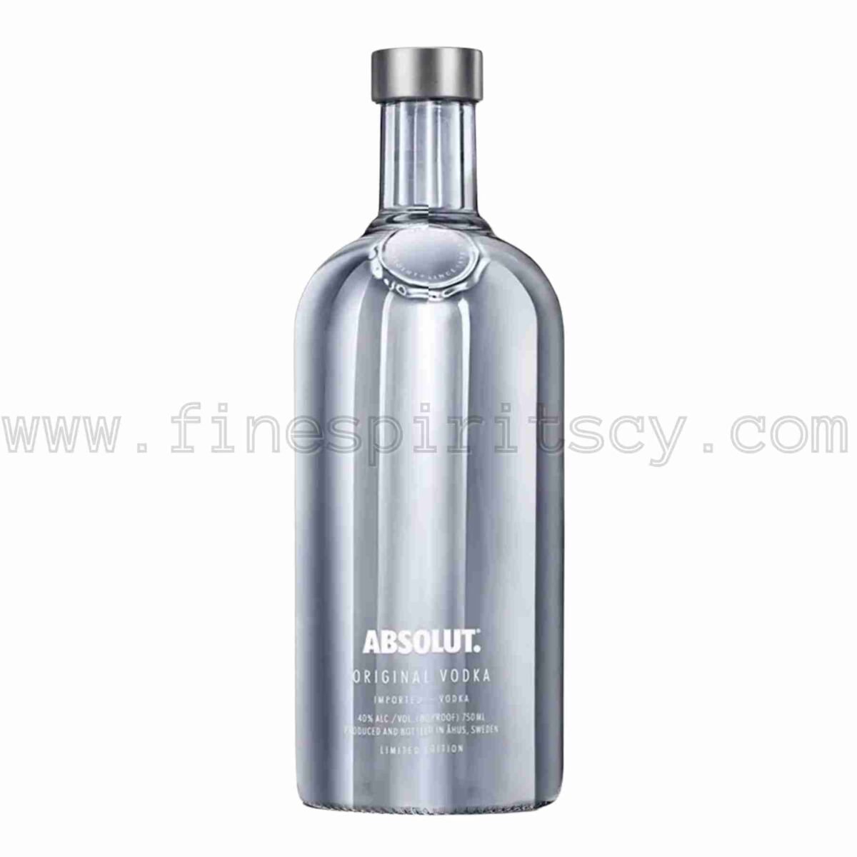 Absolut Electrik Silver Limited Edition Vodka 2015 1000ml 100cl 1l liter litre Electric Elektrik