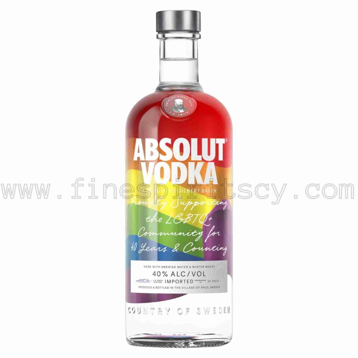 Absolut Rainbow 2022 Limited Edition 1000ml 100cl 1L liter litre
