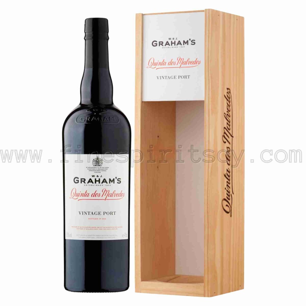 Grahams Quinta dos Malvedos 2015 Vintage Port 750ml 75cl 0.75L wooden box