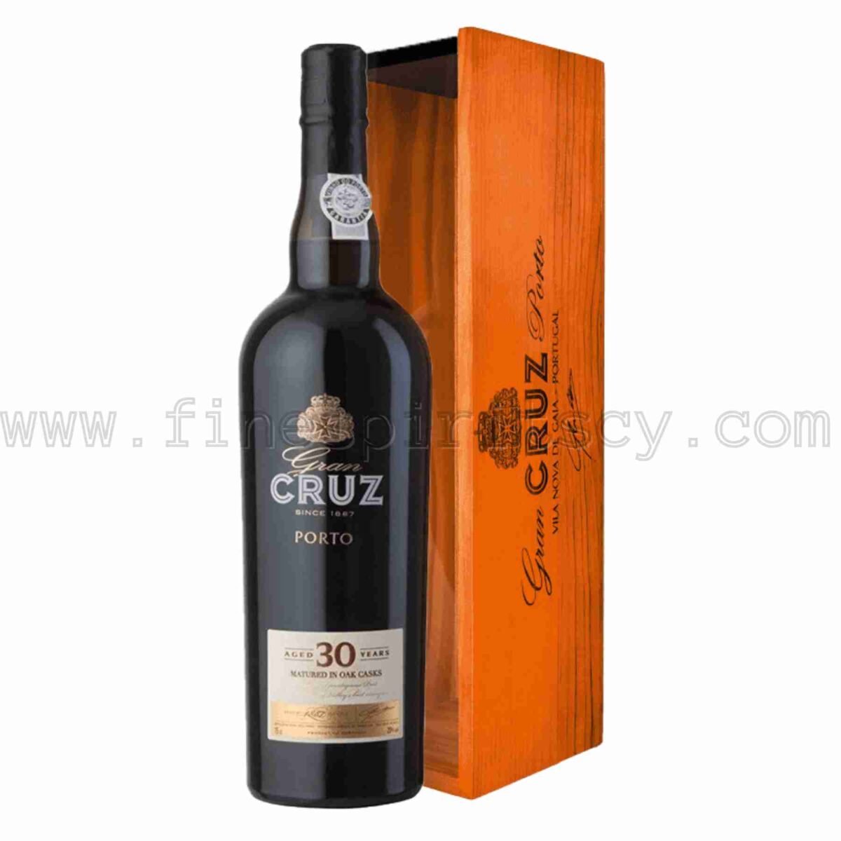 Porto Cruz 30 Year Old Aged Tawny Port Gran Cruz 750ml 75cl 0.75L