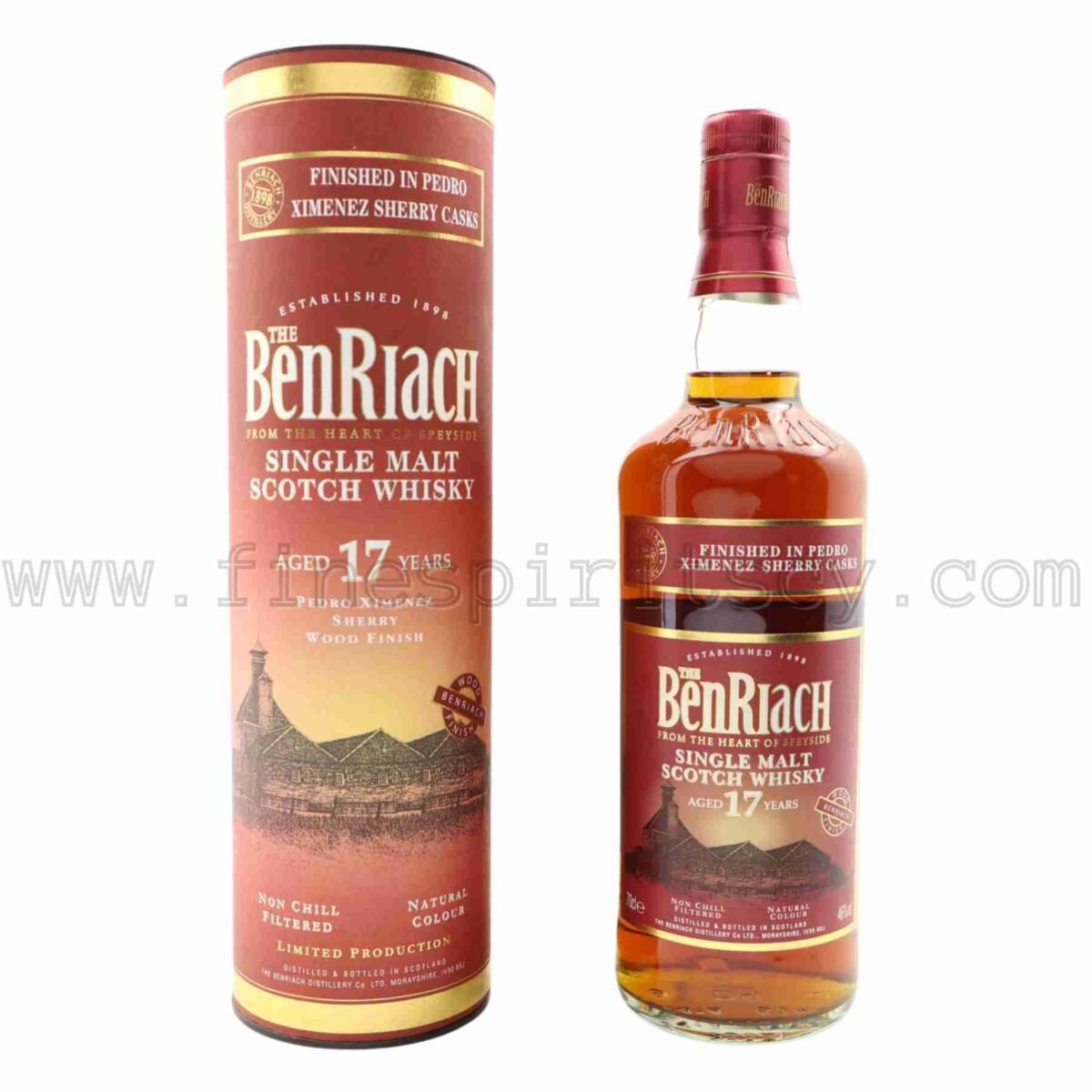 The Benriach 17 Year Old Pedro Ximenez PX Cask 700ml 70cl 0.7L