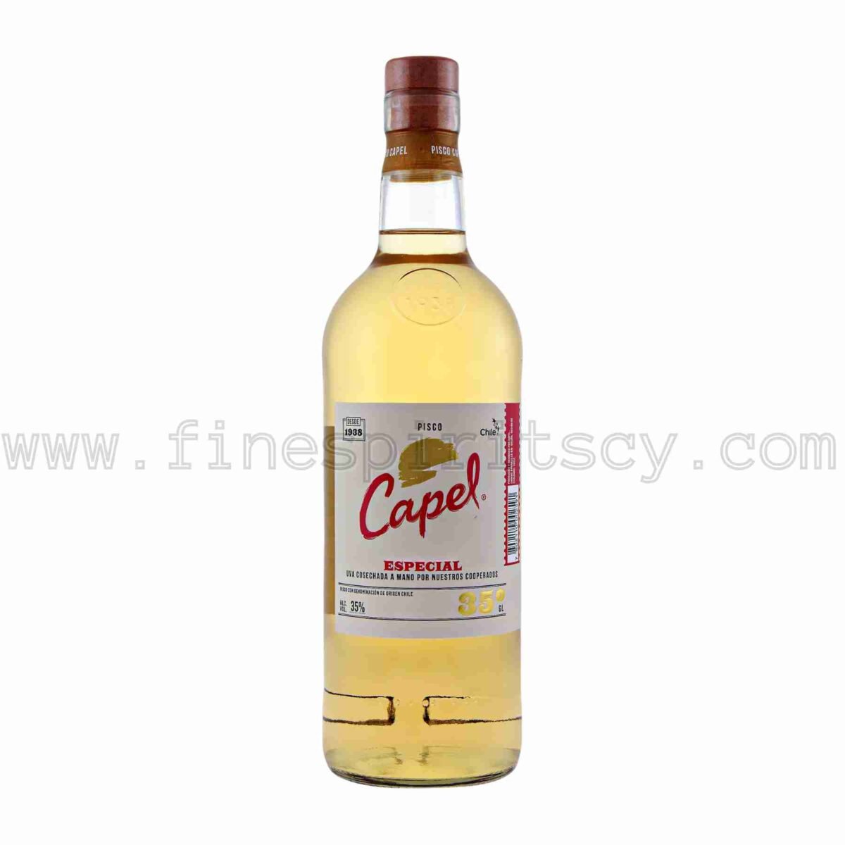 Capel Doble Destilado Especial Pisco Premium 1000ml 100cl 1l liter litre