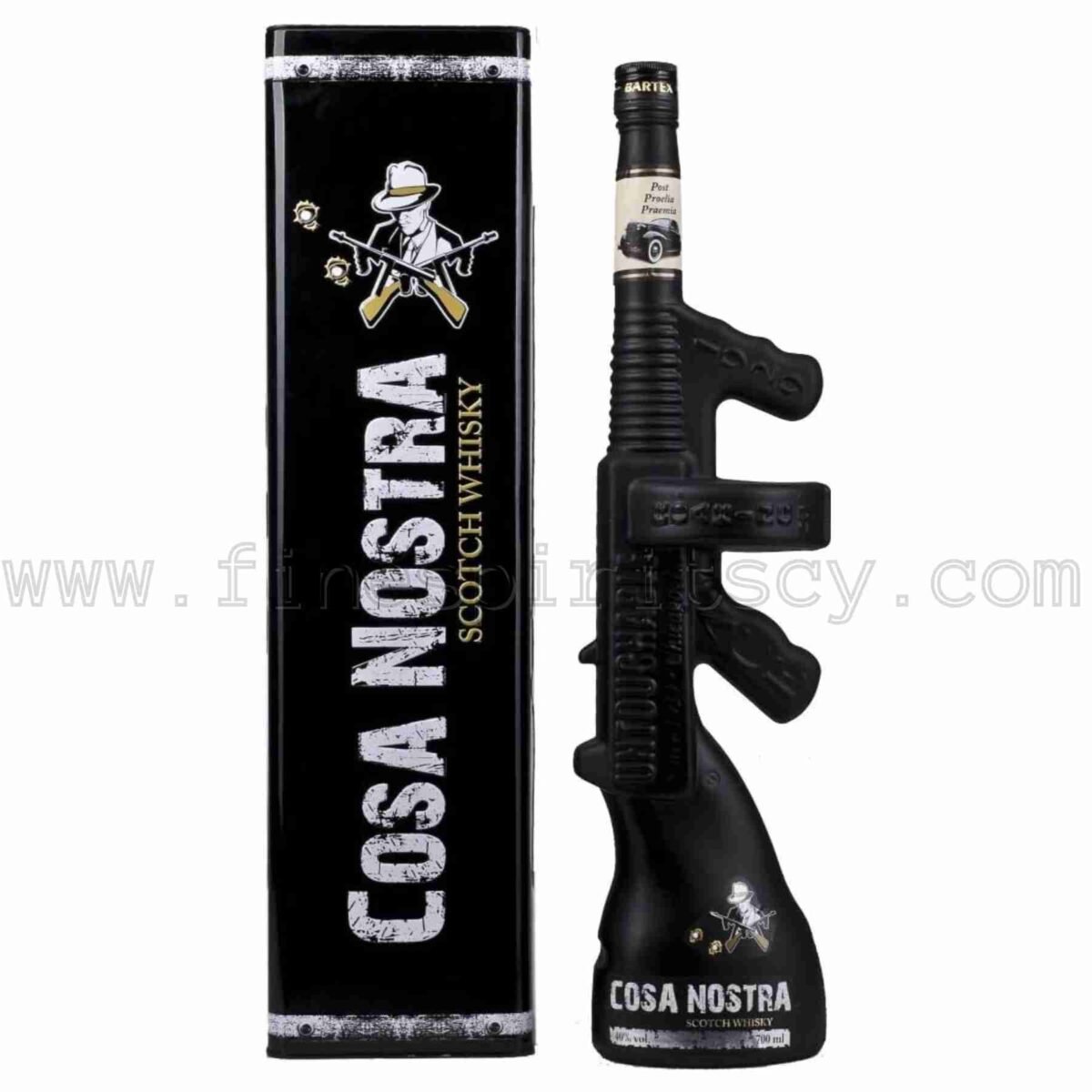 Cosa Nostra Tommy Gun Blended Scotch Whisky 700ml 70cl 0.7L