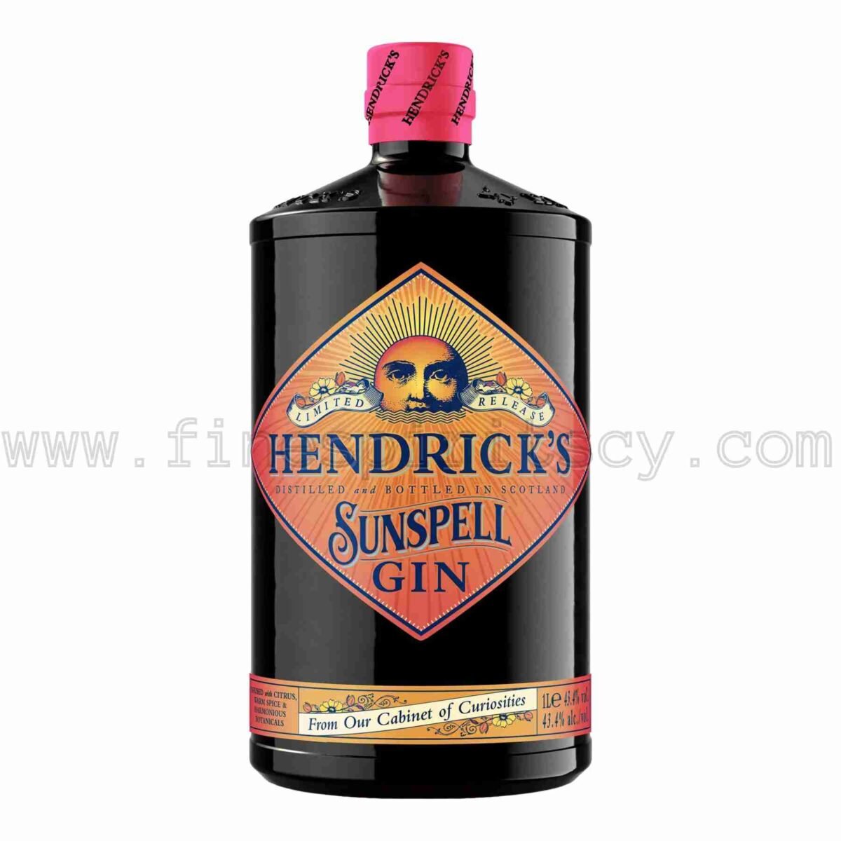 Hendricks Sunspell Flavored Gin Cyprus Price Order online 1000ml 100cl 1L Liter Litre