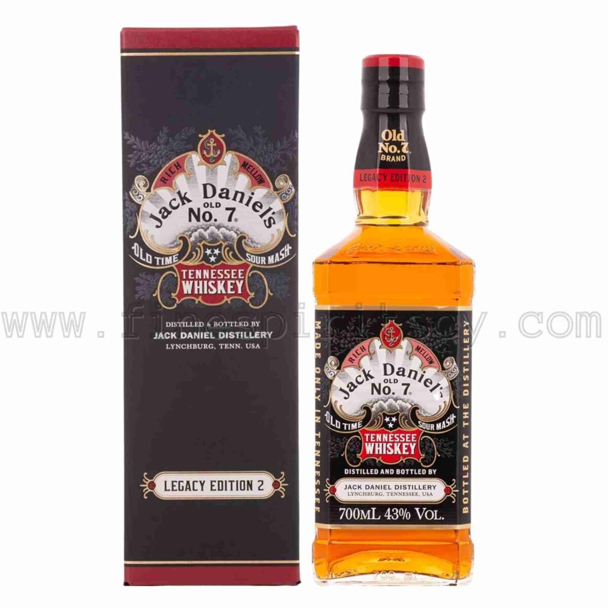 Jack Daniels JD Legacy Edition 2 Two Second 0.7L Cyprus 700ml 70cl