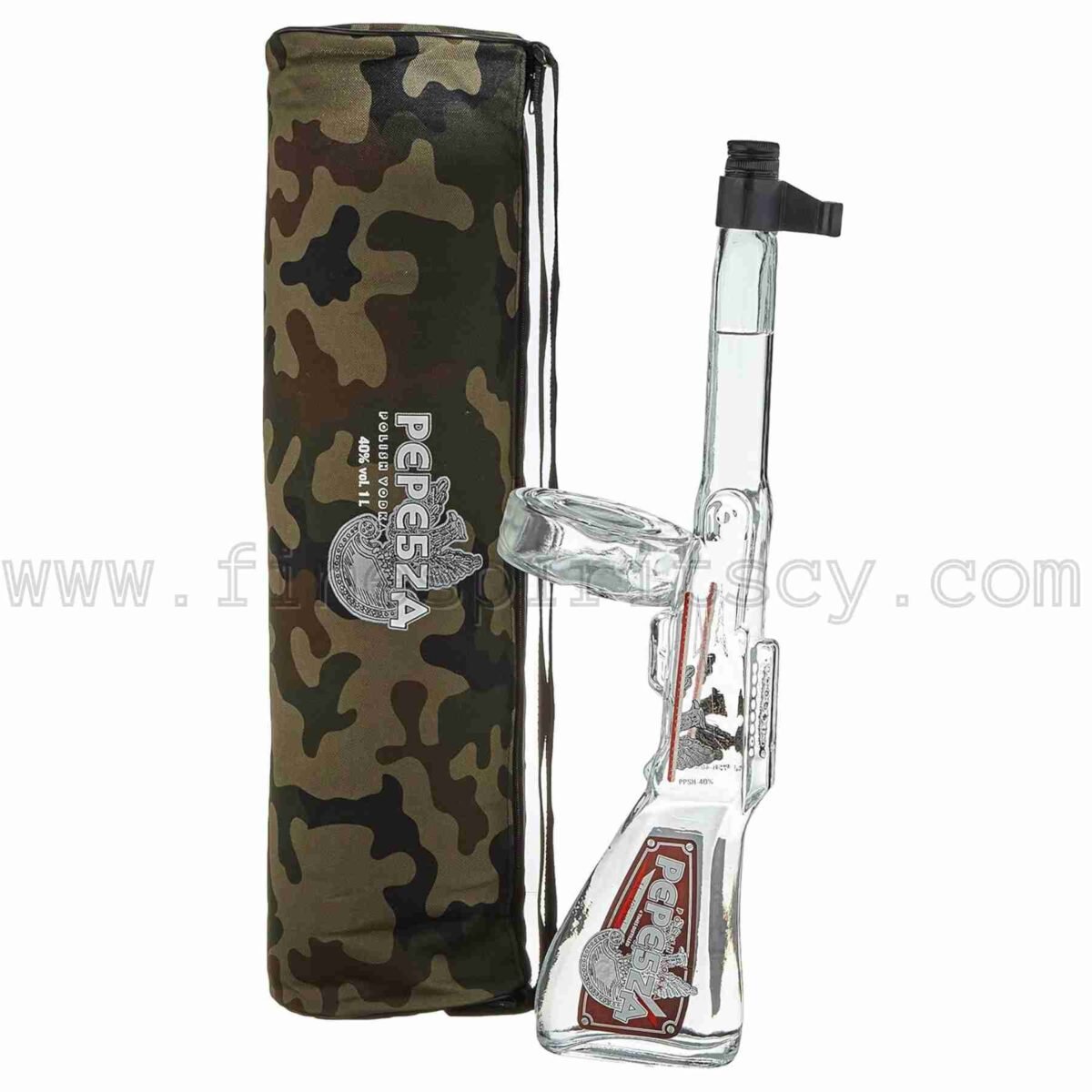 Pepesza Polish Vodka PPSH-40 PPSH-41 1000ml 100cl 1l liter litre